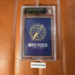 One Piece TCG English OP02-041 Monkey.D.Luffy Alt Art BGS 10 BLACK LABEL Luffy - Image 5