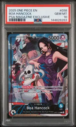 2025 One Piece Boa Hancock PSA Magazine Exclusive Promo PSA 10 Gem Mint - Image 1