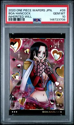 2020 ONE PIECE WAFERS JAPANESE INHERITED WILL #09 BOA HANCOCK PSA 10 - Image 1
