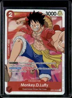 2024 One Piece The Best Monkey.D.Luffy Super Rare #OP01-024 - Image 1