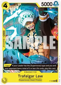 One Piece English - Trafalgar Law - PRB02 - P-088 - P- NM - Image 1