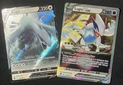 Pokemon TCG - Lugia V 138/195 & Lugia VSTAR 139/195 - Silver Tempest Set - Image 1