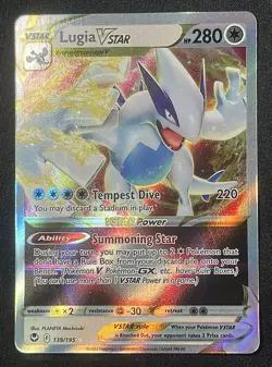 Pokemon TCG - Lugia V 138/195 & Lugia VSTAR 139/195 - Silver Tempest Set - Image 5