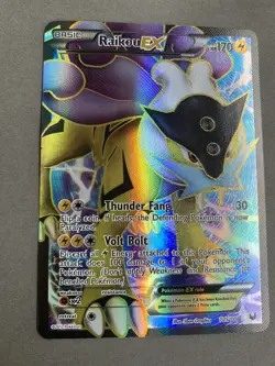 Raikou Full Art Holo 105/108 BW Dark Explorers Pokemon 2012 NM - Image 1