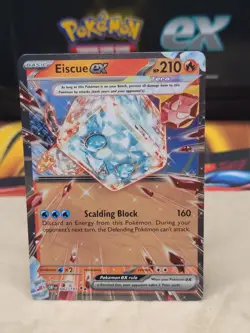 Pokemon 1x Eiscue ex - 042/197 - Double Rare Near Mint Obsidian Flames - Image 1