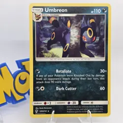 Pokemon TCG Umbreon Lost Thunder 120/214 Non Holo Rare - Image 1
