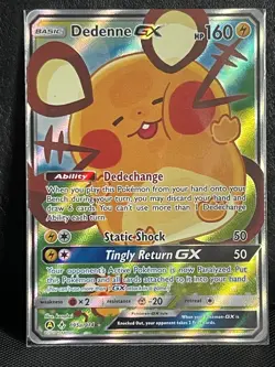 Pokemon TCG Dedenne GX Pokemon Trainer's Toolkit 195a/214 Holo Promo NM - Image 1