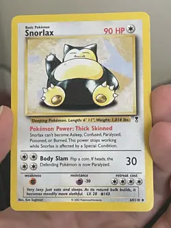 Pokemon Legendary Collection Snorlax 64/110 Uncommon Non Holo MP - Image 2