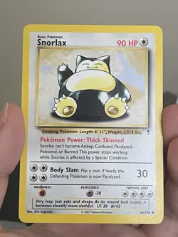 Pokemon Legendary Collection Snorlax 64/110 Uncommon Non Holo MP - Image 3