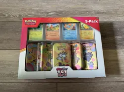 EMPTY Pokemon 151 Tin Set - Including ART and COINS [NO PACKS!] Costco - Image 1