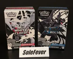 Pokemon Scarlet & Violet Black Bolt and White Flare Booster Bundle Box Set of 2 - Image 1