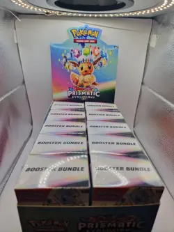 Pokemon TCG: Prismatic Evolutions Booster Bundle Display Case - Unsealed - Image 2