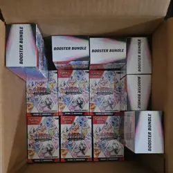 (Lot of 12) Pokemon TCG Scarlet Violet Prismatic Evolutions Booster Bundle - Image 3