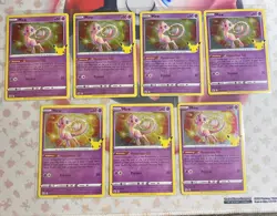 Mew 011/025 7x Lot - Pokemon TCG Celebrations 2021 NM - LP - Image 2