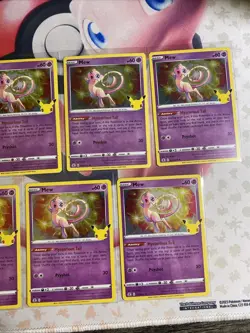 Mew 011/025 7x Lot - Pokemon TCG Celebrations 2021 NM - LP - Image 4