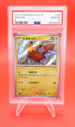 Pikachu 2023 Pokemon SV4a Japanese Shiny #236 PSA 10 Gem Mint - Image 1