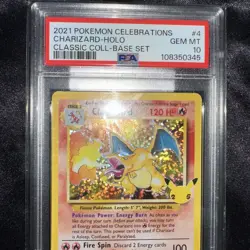 Charizard - Pokemon Celebrations Classic Collection 4/102 - PSA 10 - GEM MINT - Image 3