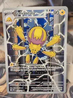 Pokemon TCG Galvantula NM Illustration Rare 117/086 White Flare Holo Full Art - Image 1