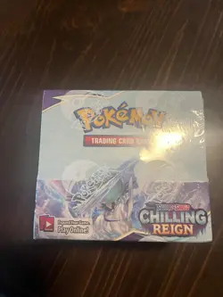Pokemon TCG Sword Shield Chilling Reign Booster Box Factory Sealed English - Image 1