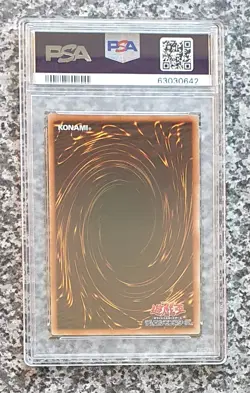 Yugioh PSA 10 Destiny HERO - Plasma PAC1-JP032 Secret Rare Prismatic Art - Image 5