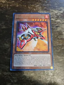 Yu-Gi-Oh! TCG Rescue-ACE Fire Attacker AMDE-EN005 1st Edition Rare - Image 1