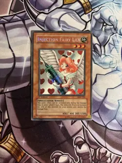 (A3) Yu-Gi-Oh! Injection Fairy Lily 1st Edition Secret Rare LOD-100 MP - Image 1