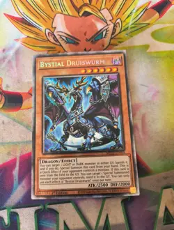 Yugioh! 1x Bystial Druiswurm MP25-EN044 Starlight Rare 1st Ed NM - Image 1