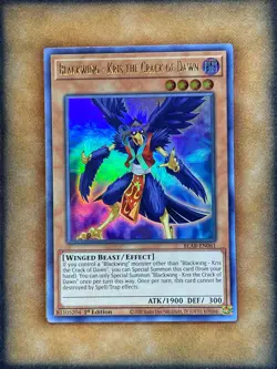 Yugioh Blackwing - Kris the Crack of Dawn BLAR-EN061 Ultra Rare 1st Ed NM - Image 1