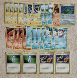 Pokemon Ex Deoxys Jetstream 60 Card Deck Box Manual Mat Counters Coin - Image 4