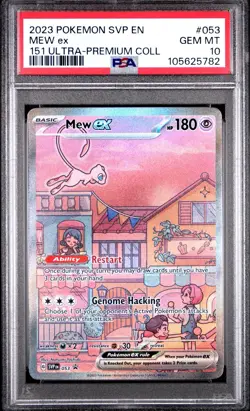 Mew ex 053 Sv: Scarlet & Violet Promo Cards Holo PSA 10 - Image 1