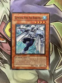 SOI-EN004 Elemental Hero Neo Bubbleman Common 1st Edition NM Yugioh Card - Image 1