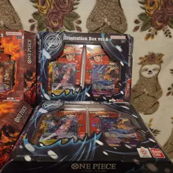 One Piece Illustration Box Vol 5 And Vol 6 Lot Of 4 Two Of Each Box Sealed - Image 3