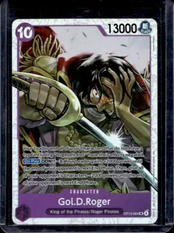2025 One Piece Carrying On His Will Gol D. Roger Super Rare #OP13-064 - Image 1