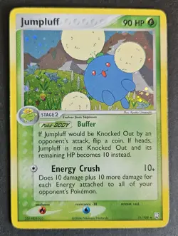 Jumpluff 11/109 Pokemon Ex Team Rocket Returns Holo Card HP Dmg - Image 1