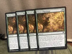 Set Of 4 Nissa's Pilgrimage Magic Origins Magic The Gathering Trading Card - Image 1