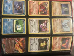Team Rocket Dark Machamp 10/82 English Pokemon and couple pages of cards - Image 2