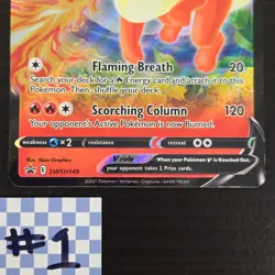 Flareon V SWSH149 Black Star Promo Holo Pokemon Card Sword & Shield Promo NM/M - Image 5