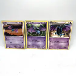 Zubat Golbat Crobat Evolution Line Pokemon TCG Card Lot - Image 4