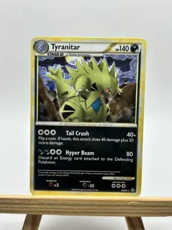 Tyranitar 26/95 HGSS Unleashed Non Holo Rare - Pokemon Card - Image 1