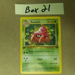 PARASECT 41/64 - 1st Edition - Jungle SET - VINTAGE WOTC POKEMON CARD - NM/LP - Image 1