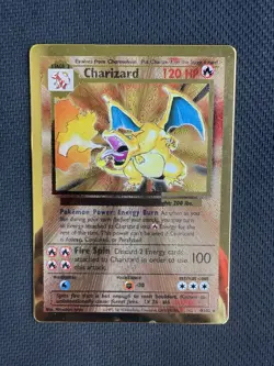 Pokemon Charizard Metal Holo Promo Card 004/102 25th Celebrations UPC promo - Image 1