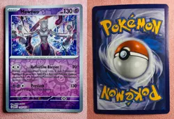 Mewtwo 150/165 | 151 MEW EN | 2023 Pokemon Card TCG Reverse Holo | NM - Image 3
