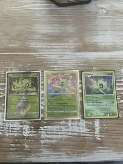 Pokemon Celebi Rare Cards - 3 Card Lot - Image 1