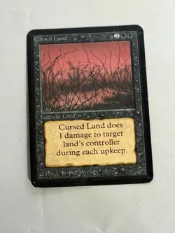 MTG Cursed Land Alpha Magic the Gathering - Image 1