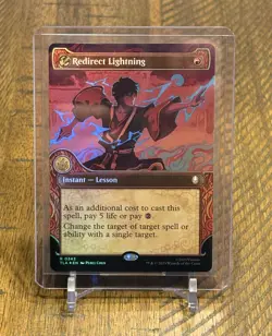 Redirect Lightning, Showcase Art, Foil, Avatar, Magic MTG NM - Image 1