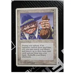 Wizards of the Coast MTG Legends Land Tax Enchantment White English 1994 - Image 1
