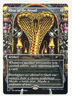 Altar of the Brood BORDERLESS 0001 Secret Lair Countdown 2025 MTG NM Pack Fresh - Image 1