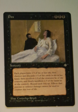 Pox HP MTG Ice Age Magic the Gathering - Image 1