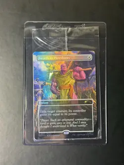 Magic the Gathering MTG Swords to Plowshares (Foil) (PSA Promo) (Sealed) - Image 1