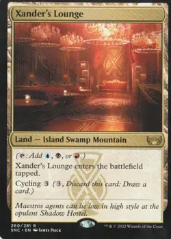 MTG STREETS OF NEW CAPENNA XANDER'S LOUNGE RARE - Image 1